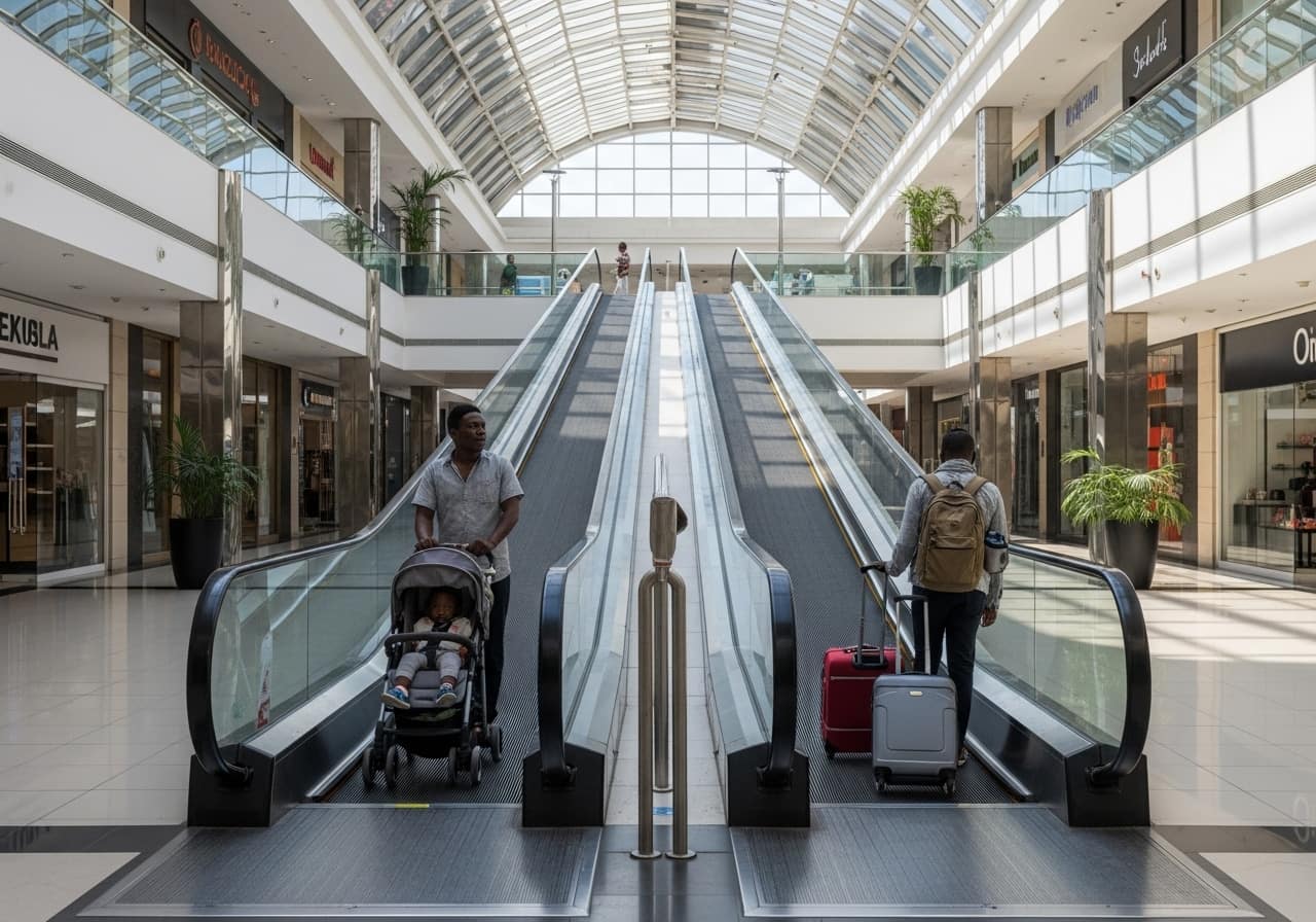 Accessibility in Escalators and Walkways
